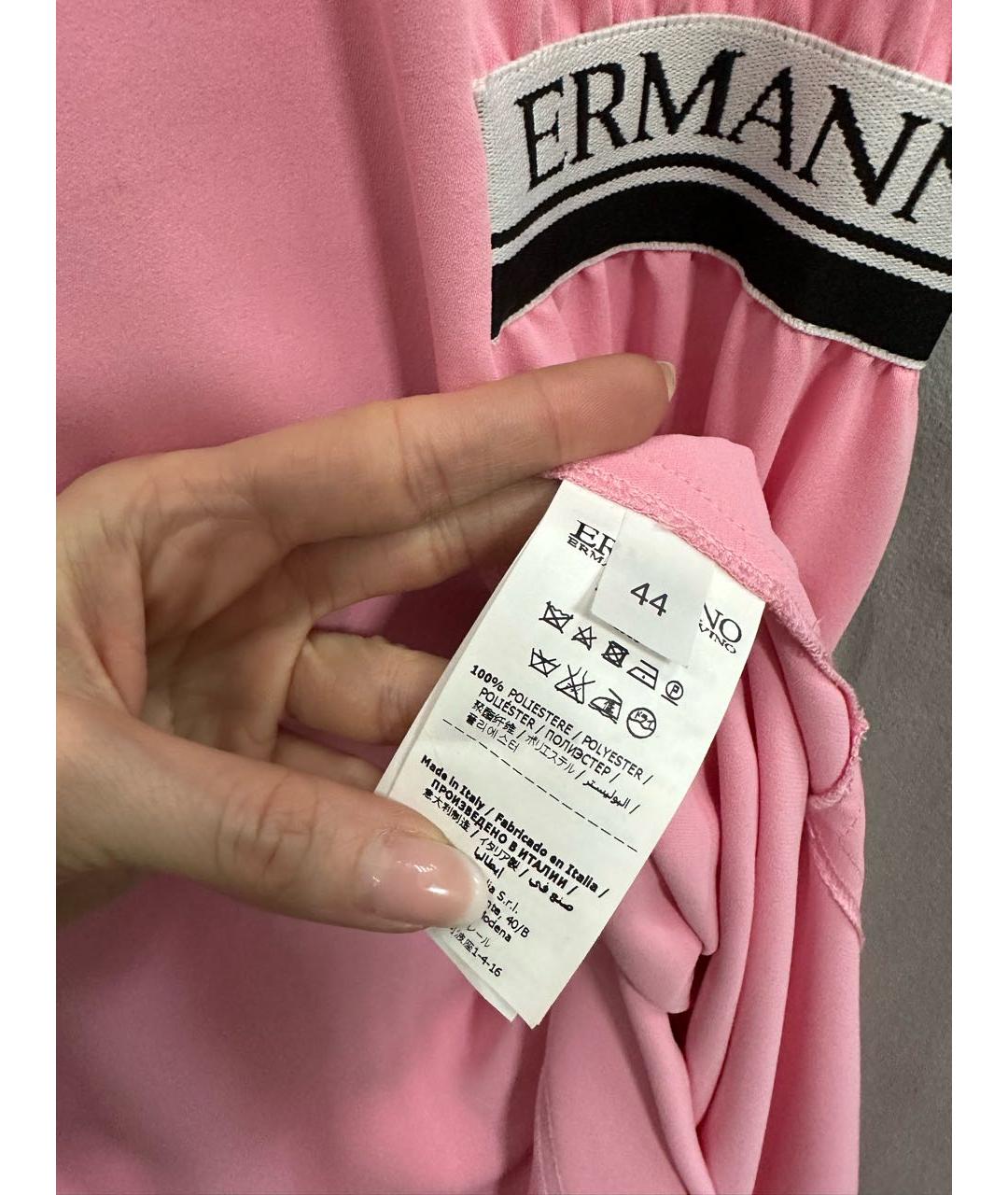 ERMANNO SCERVINO Розовое повседневное платье, фото 6