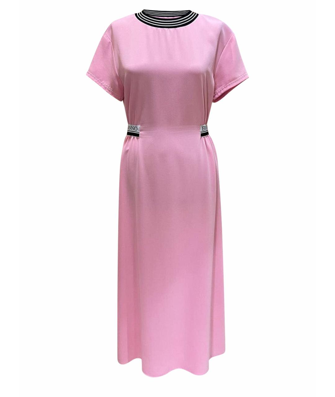 ERMANNO SCERVINO Розовое повседневное платье, фото 1