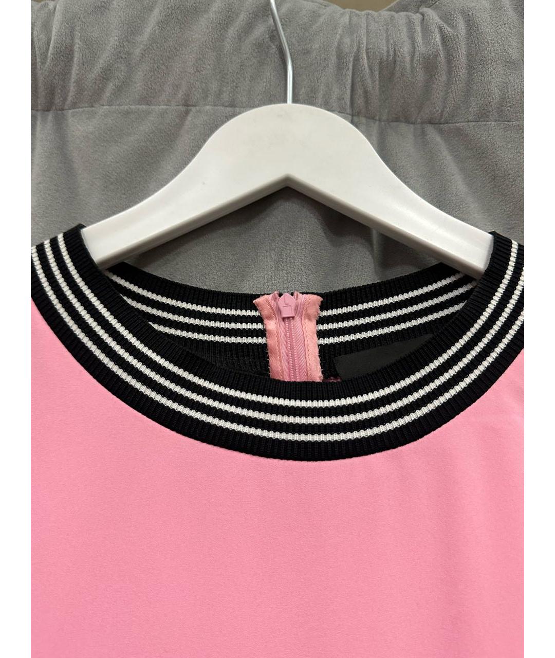 ERMANNO SCERVINO Розовое повседневное платье, фото 5