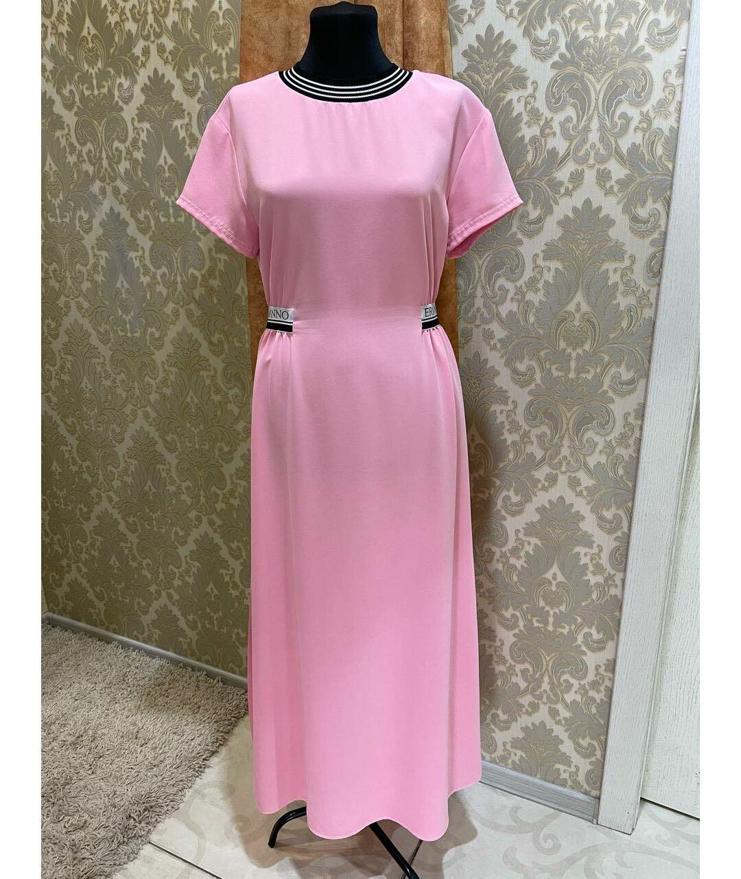ERMANNO SCERVINO Розовое повседневное платье, фото 8