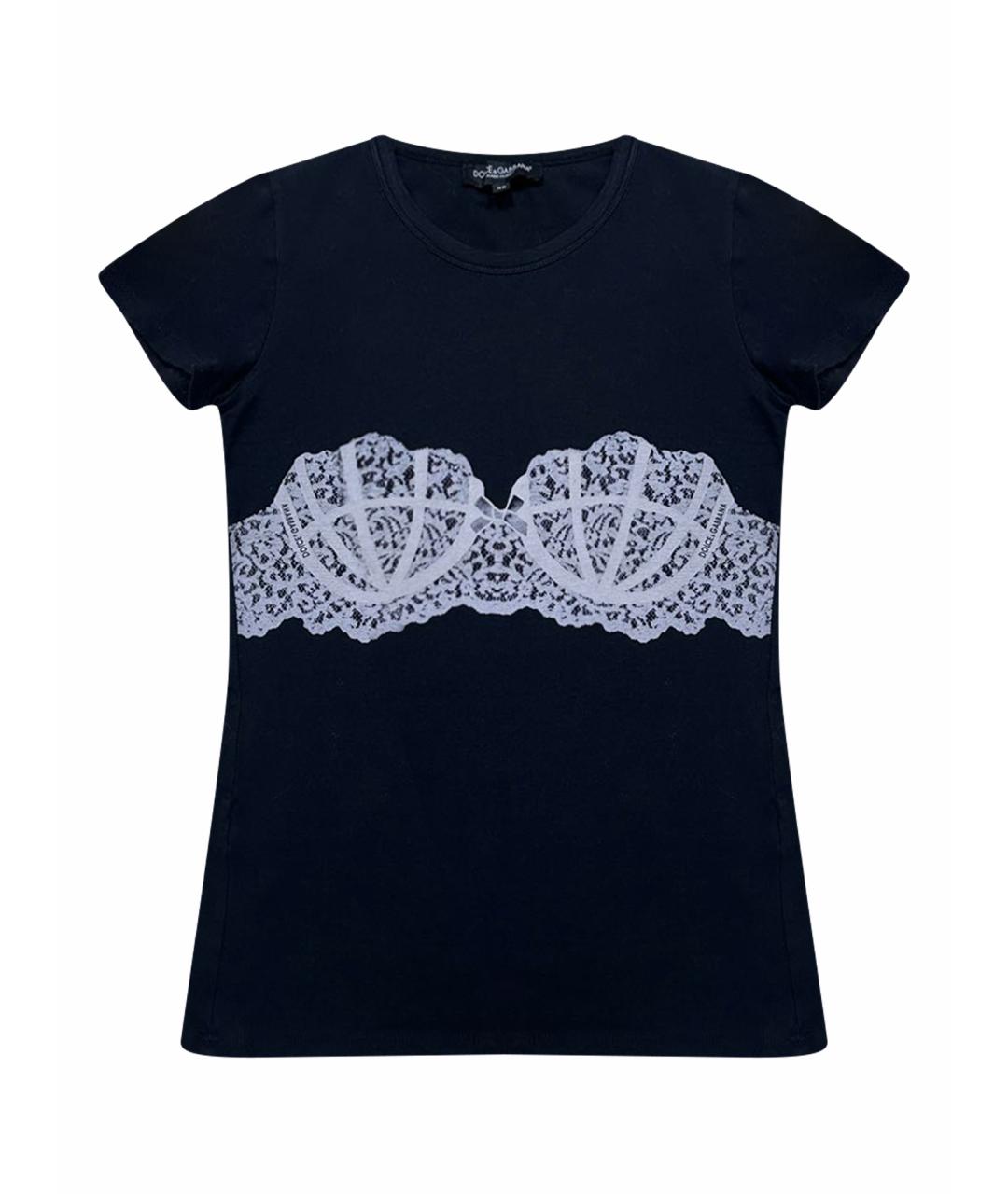 DOLCE&GABBANA Черная футболка, фото 1