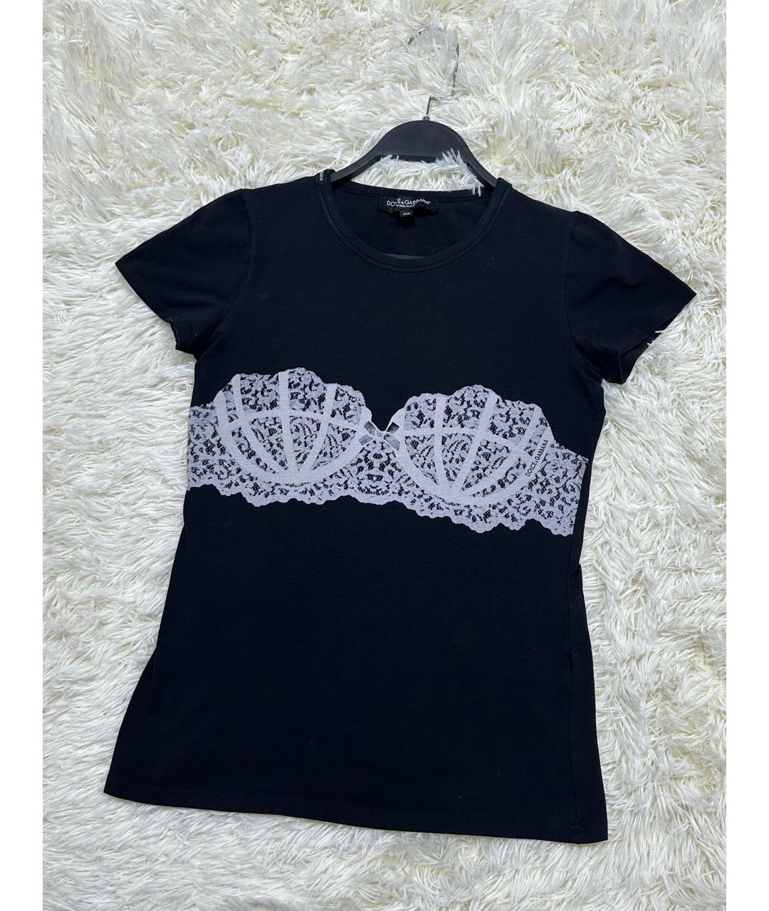 DOLCE&GABBANA Черная футболка, фото 6