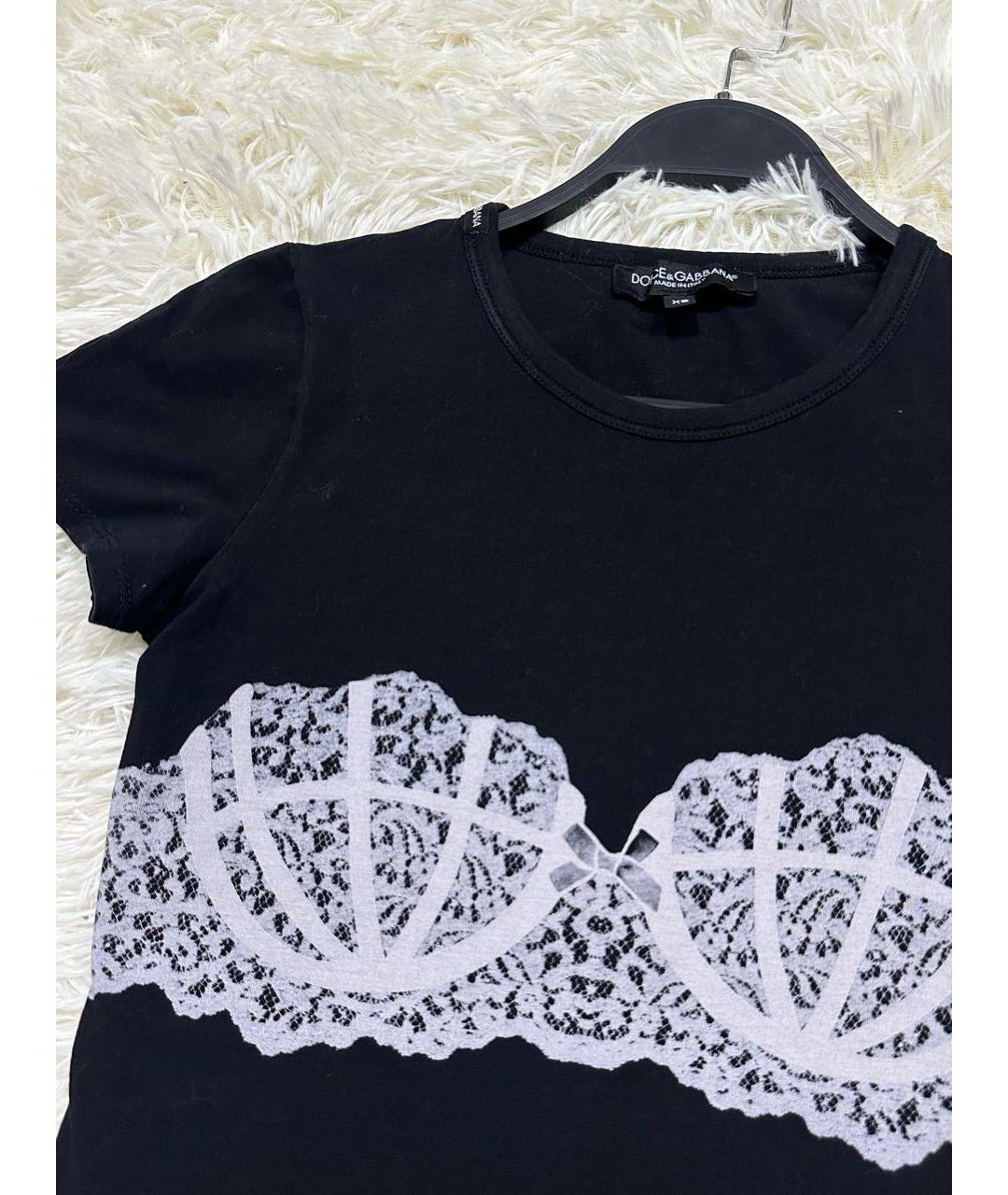 DOLCE&GABBANA Черная футболка, фото 2