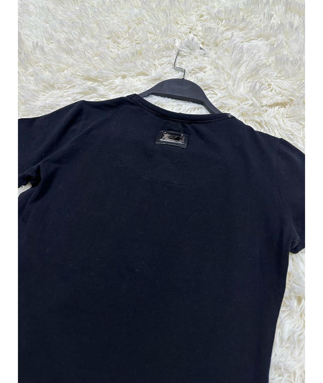 DOLCE&GABBANA Черная футболка, фото 5