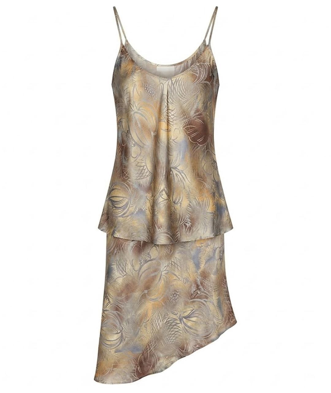 GIORGIO ARMANI Мульти шелковый костюм с юбками, фото 1