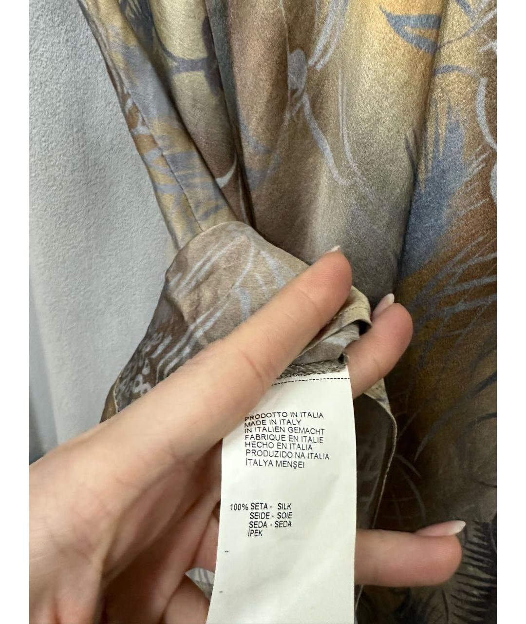 GIORGIO ARMANI Мульти шелковый костюм с юбками, фото 5