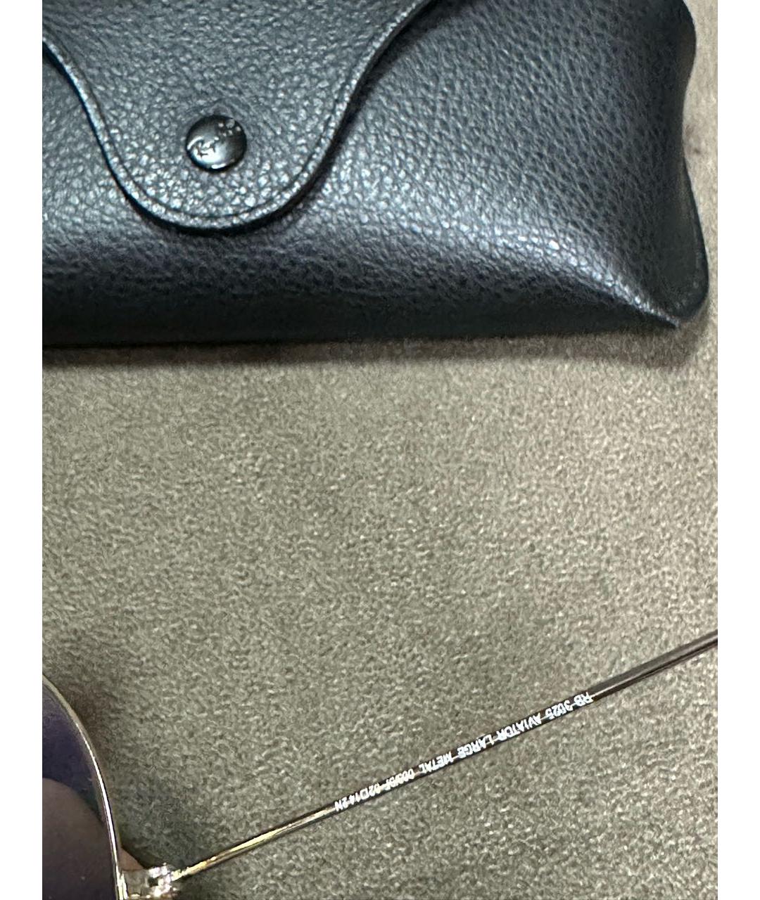 RAY BAN Мульти металлические солнцезащитные очки, фото 5