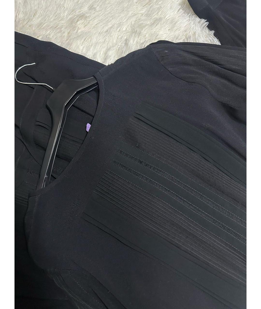 DIANE VON FURSTENBERG Черное повседневное платье, фото 5