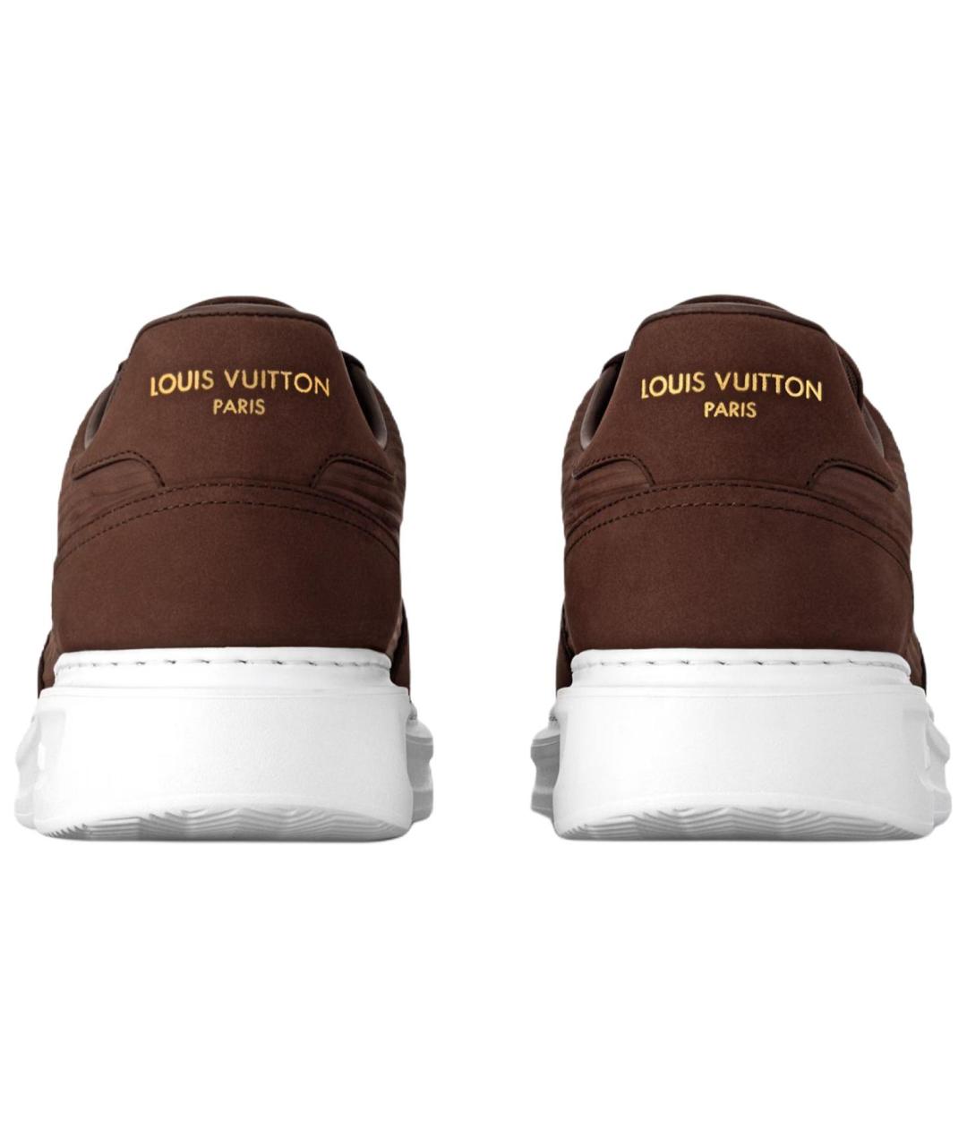 LOUIS VUITTON Коричневые низкие кроссовки / кеды, фото 5