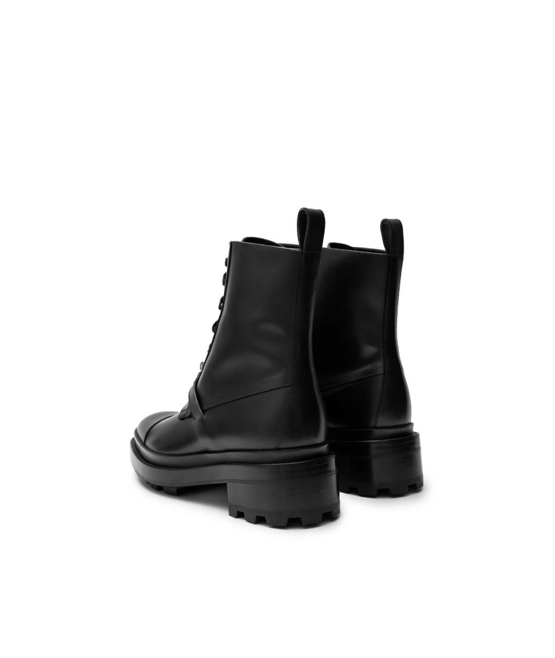 HERMES Черные кожаные ботинки, фото 3