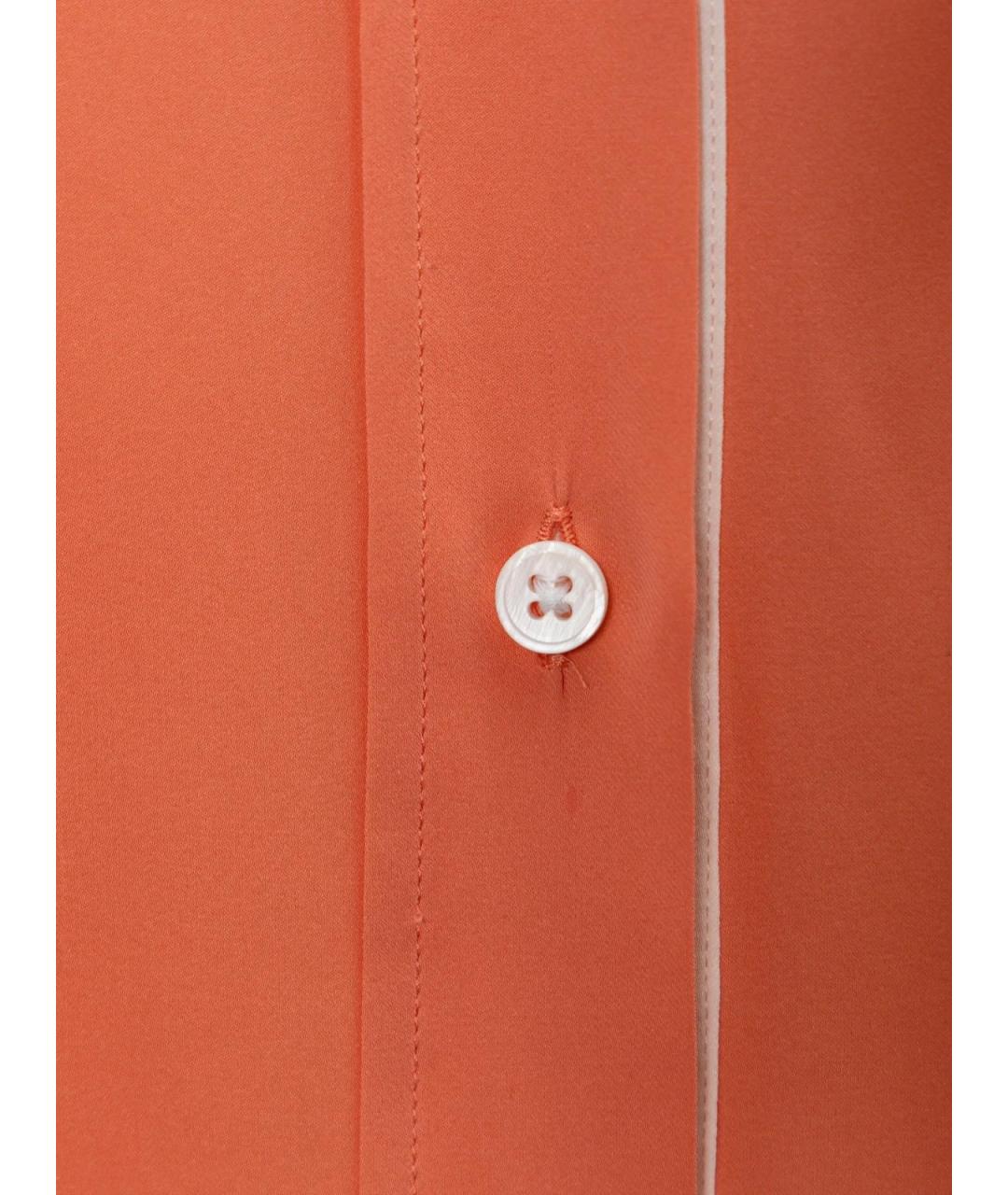 JIL SANDER Розовая шелковая рубашка, фото 3