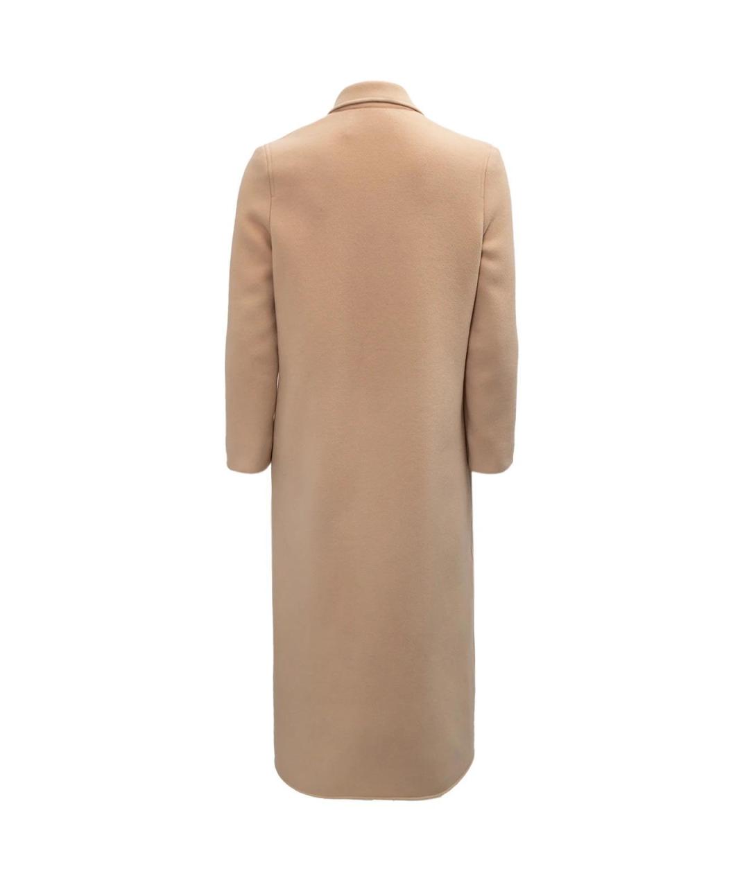 LANVIN Бежевое шерстяное пальто, фото 2