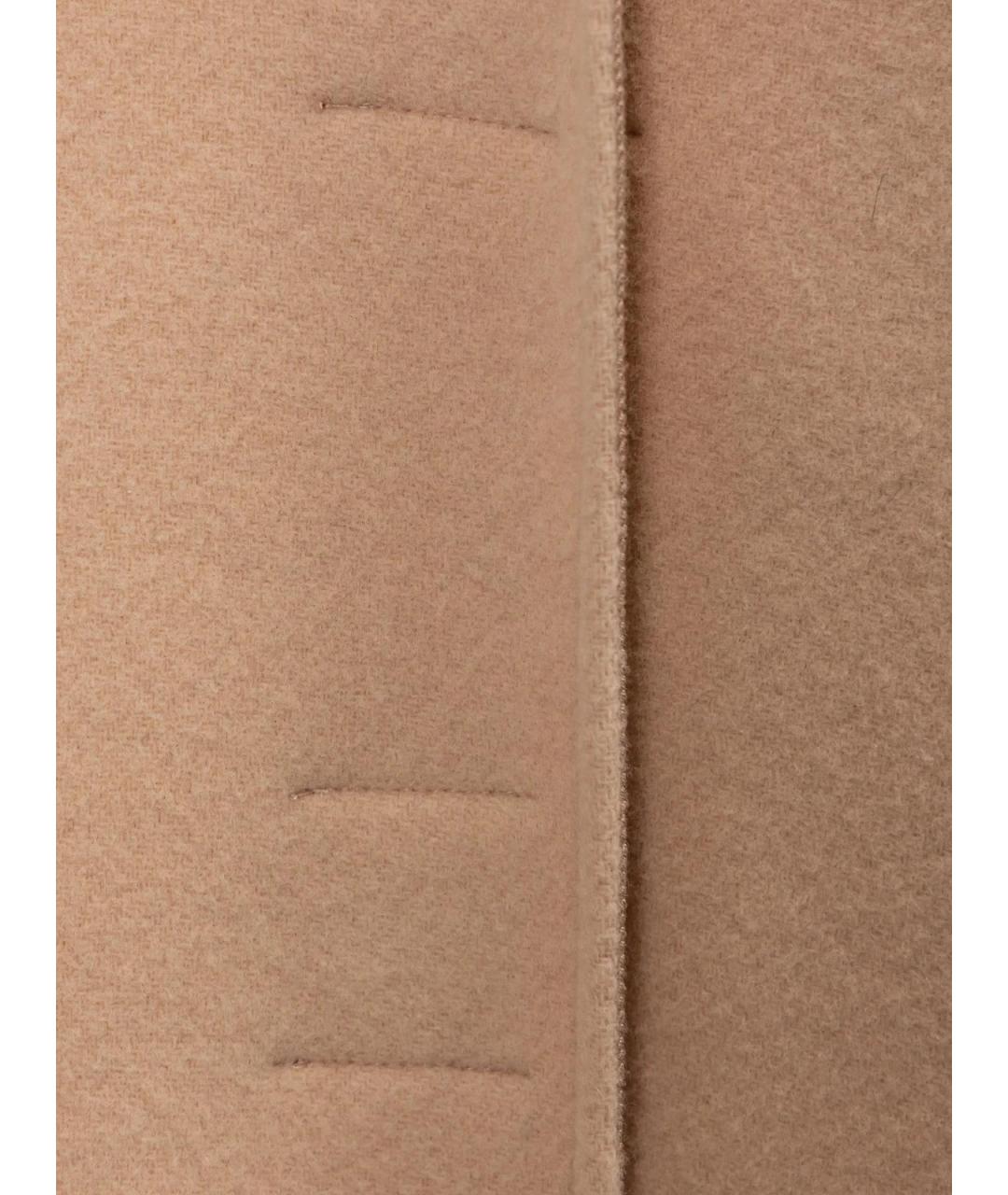 LANVIN Бежевое шерстяное пальто, фото 3