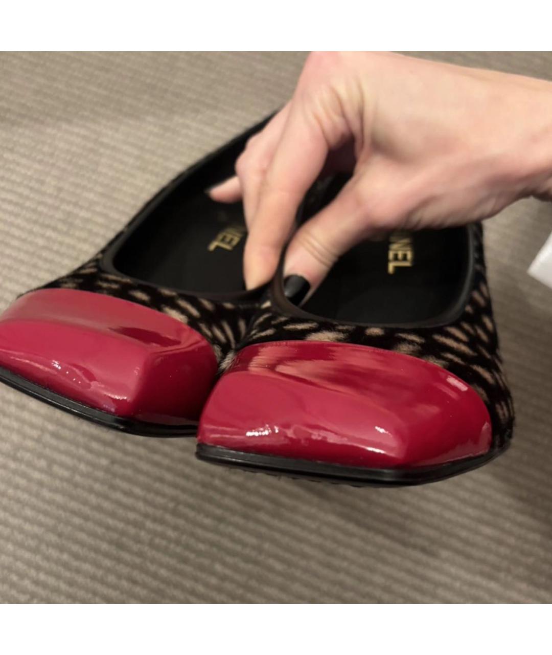 CHANEL Мульти кожаные туфли, фото 5