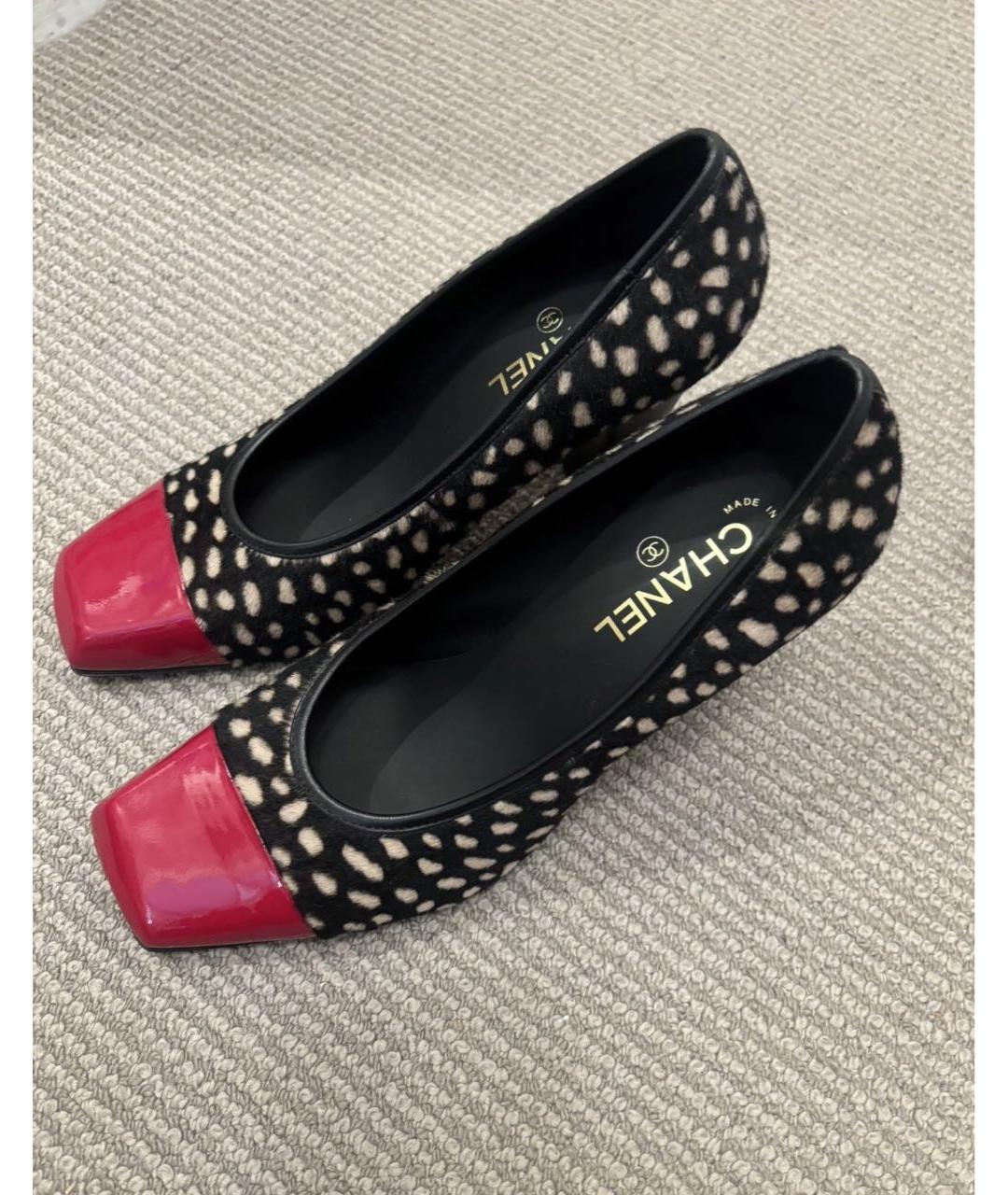 CHANEL Мульти кожаные туфли, фото 2