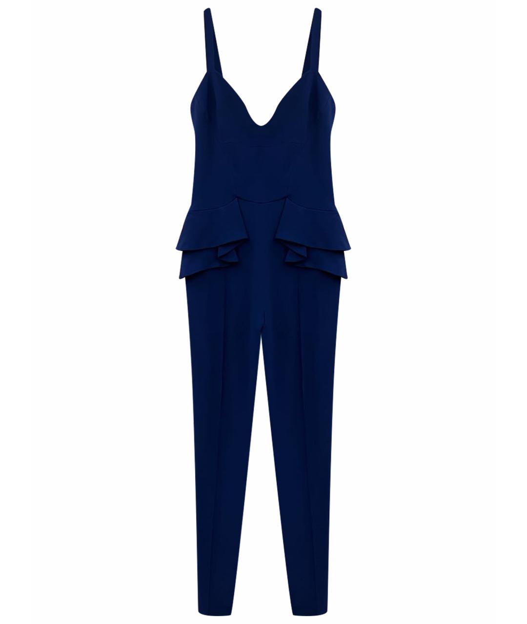 ELIE SAAB Темно-синий вискозный комбинезон, фото 1