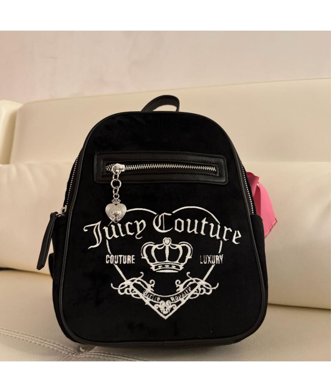 JUICY COUTURE Черный рюкзак, фото 6