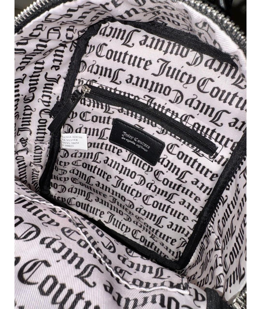 JUICY COUTURE Черный рюкзак, фото 4