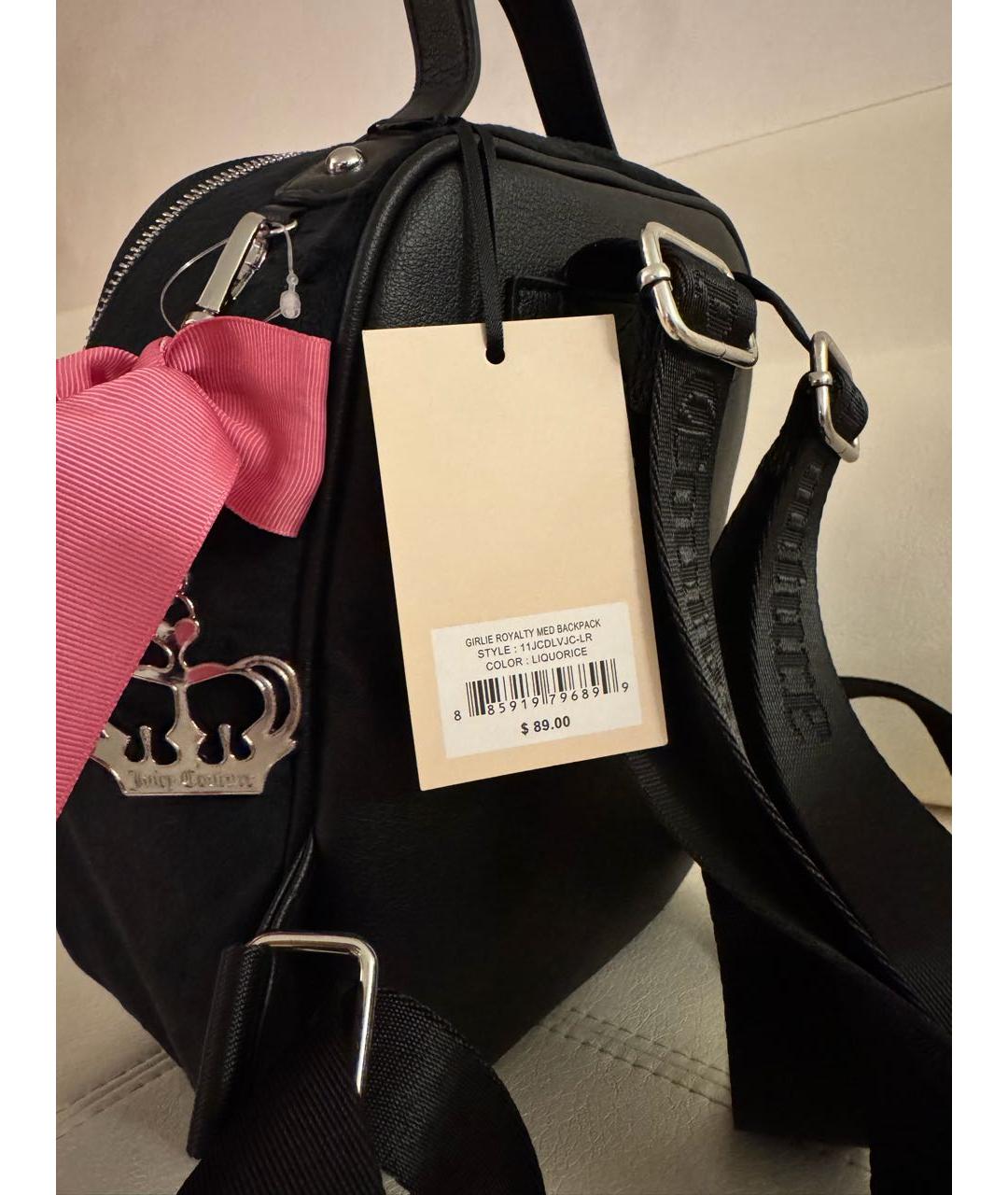 JUICY COUTURE Черный рюкзак, фото 5