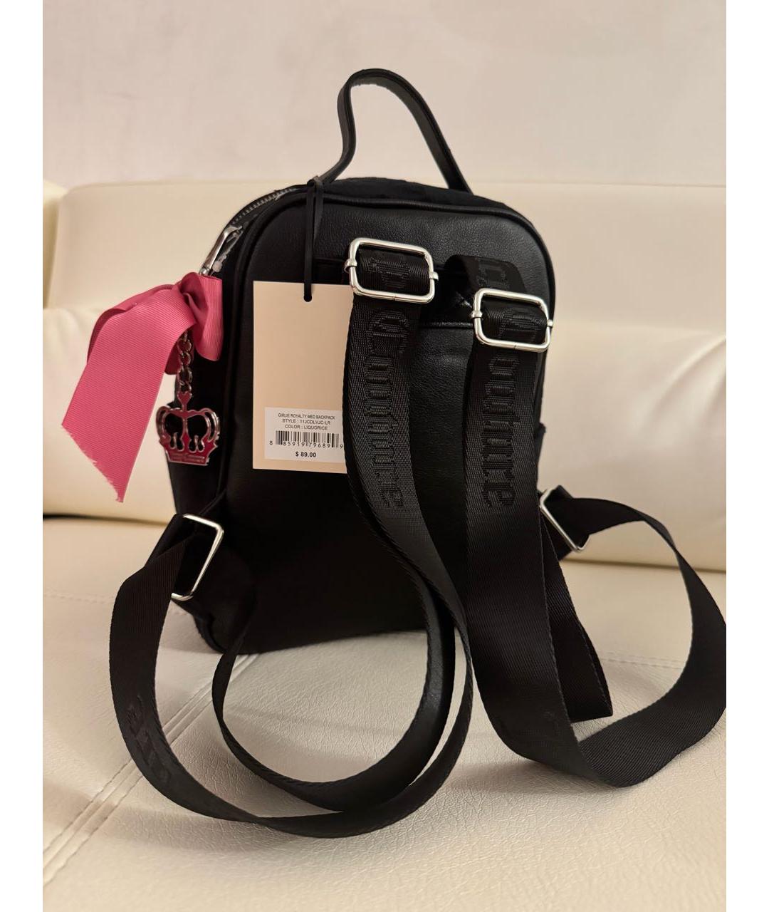 JUICY COUTURE Черный рюкзак, фото 3