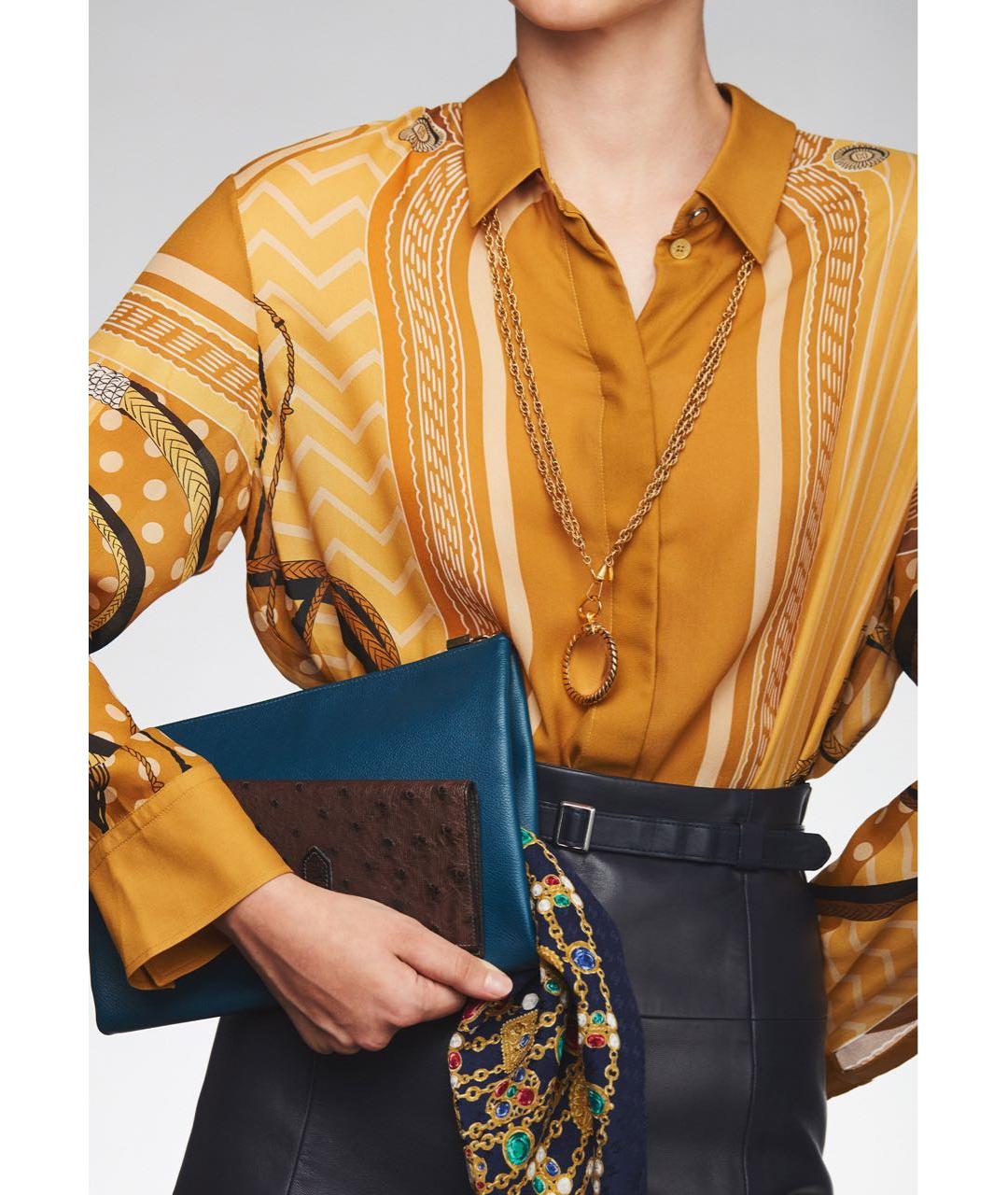 CHANEL Золотое металлическое колье, фото 6