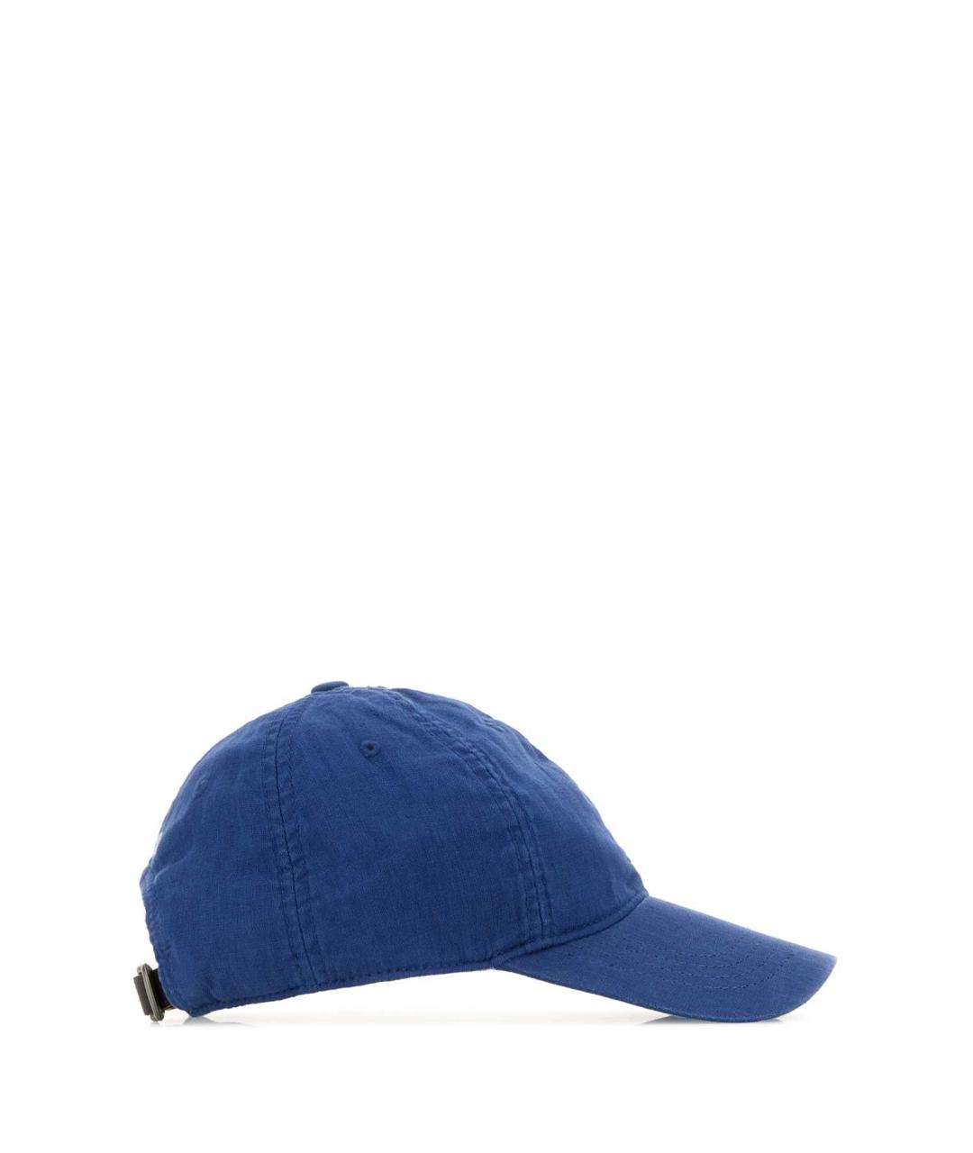 POLO RALPH LAUREN Синяя хлопковая кепка/бейсболка, фото 2