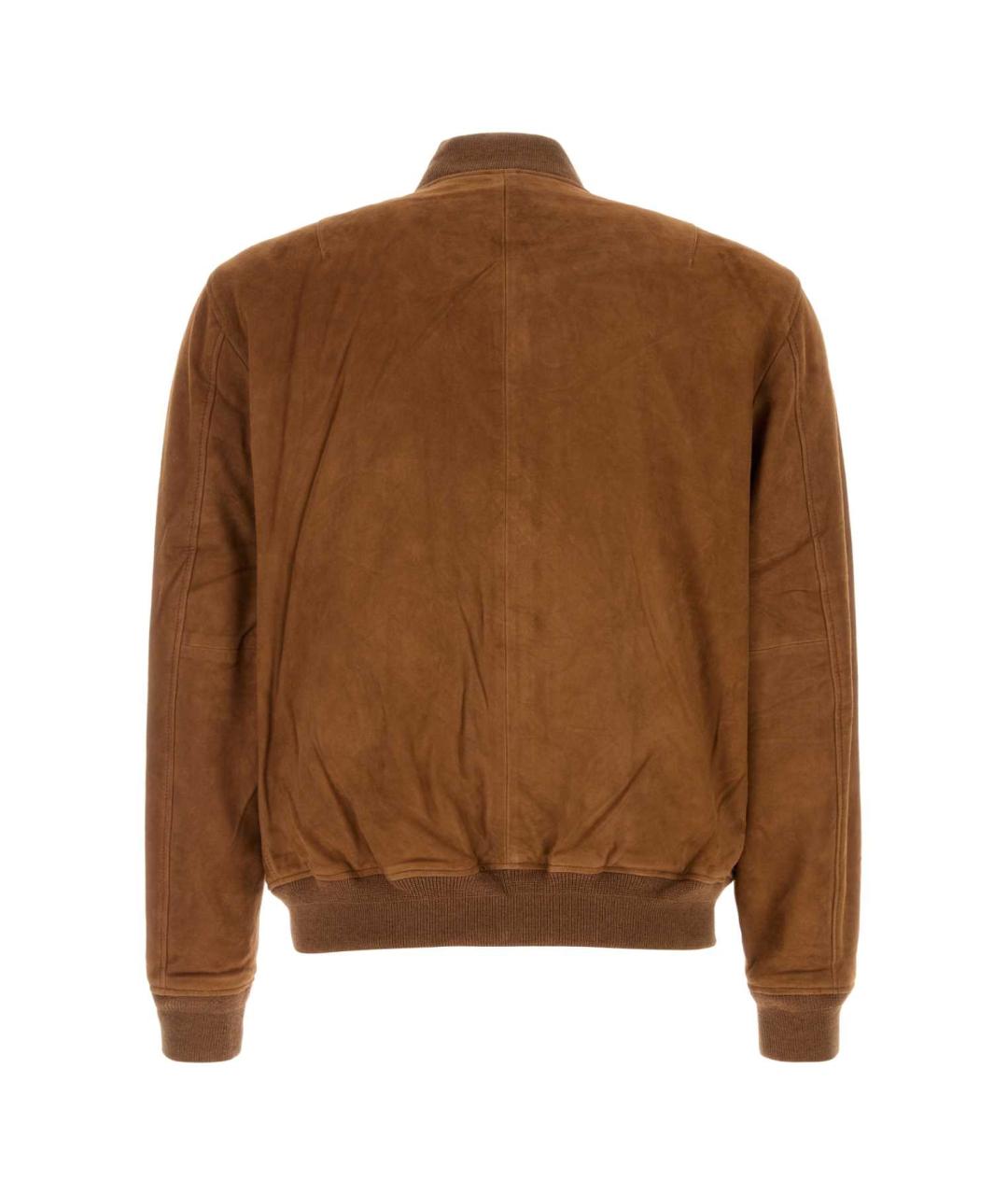 POLO RALPH LAUREN Бежевая замшевая куртка, фото 2