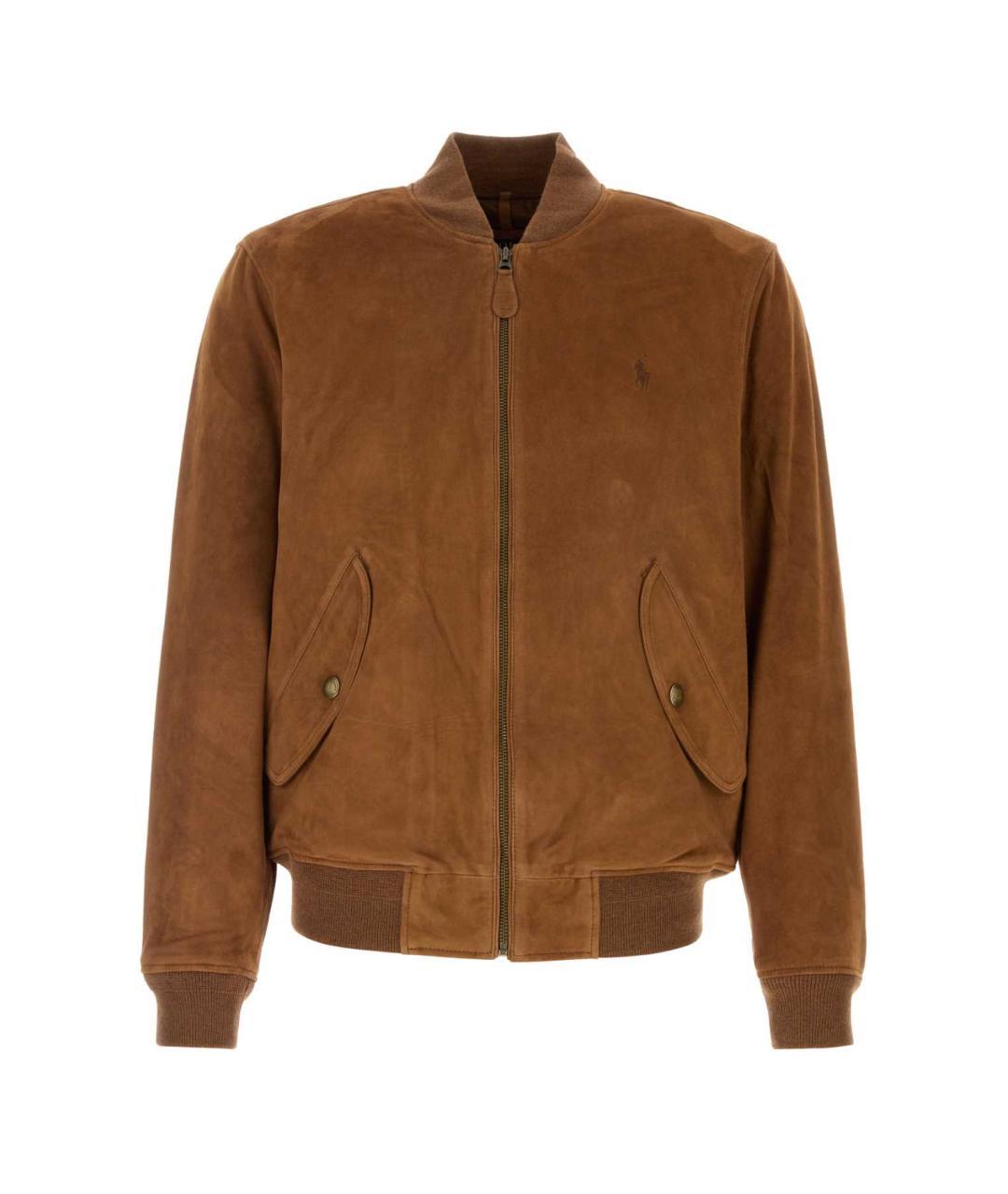 POLO RALPH LAUREN Бежевая замшевая куртка, фото 3