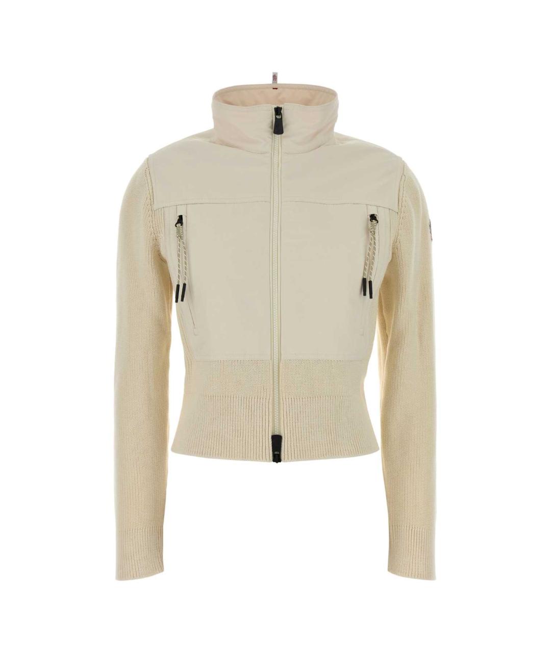 MONCLER GRENOBLE Желтый полиэстеровый кардиган, фото 1