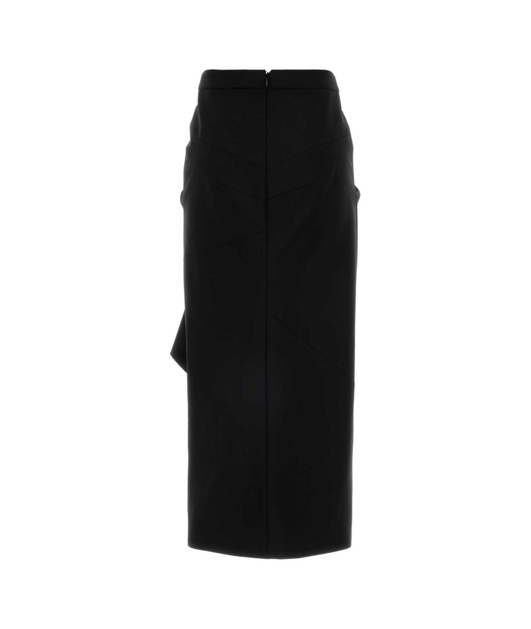 GIVENCHY Черная шерстяная юбка миди, фото 2