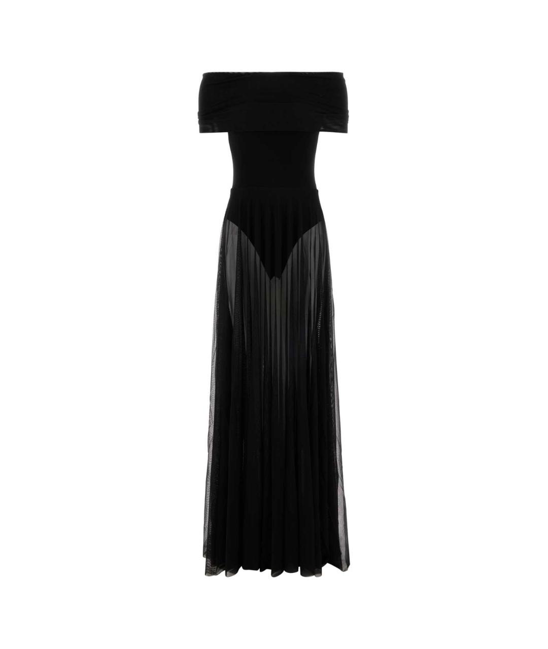 NORMA KAMALI Черное полиэстеровое вечернее платье, фото 1