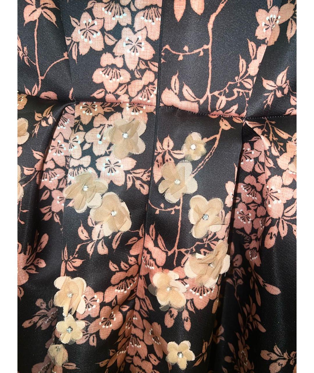 ELISABETTA FRANCHI Розовое полиэстеровое вечернее платье, фото 4