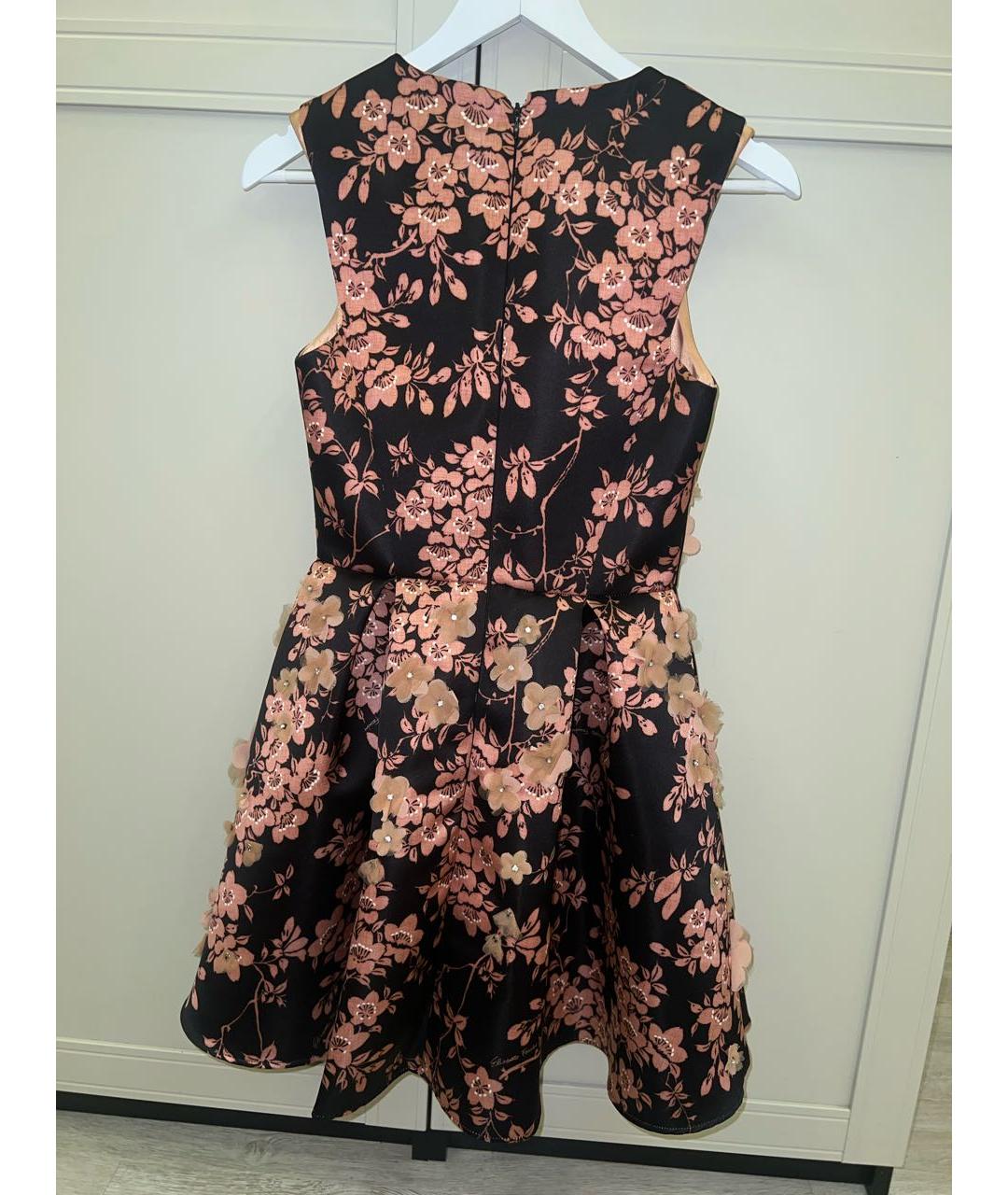 ELISABETTA FRANCHI Розовое полиэстеровое вечернее платье, фото 2