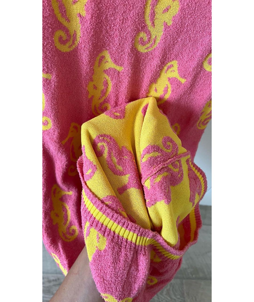 LOVE MOSCHINO Розовое повседневное платье, фото 4