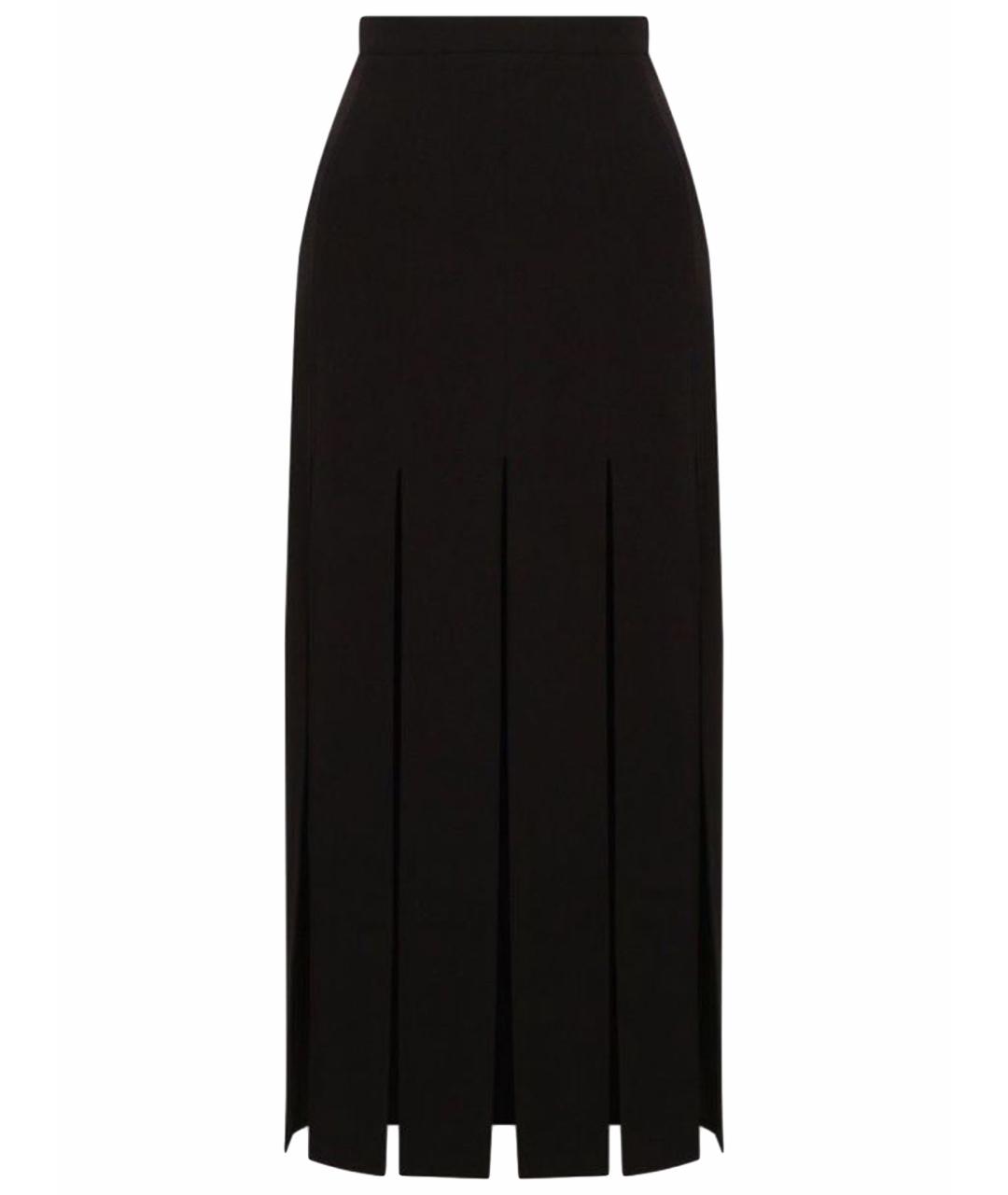 12 STOREEZ Черная юбка миди, фото 1