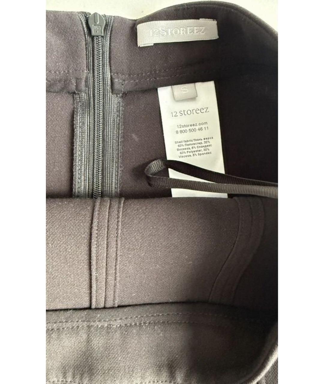 12 STOREEZ Черная юбка миди, фото 8