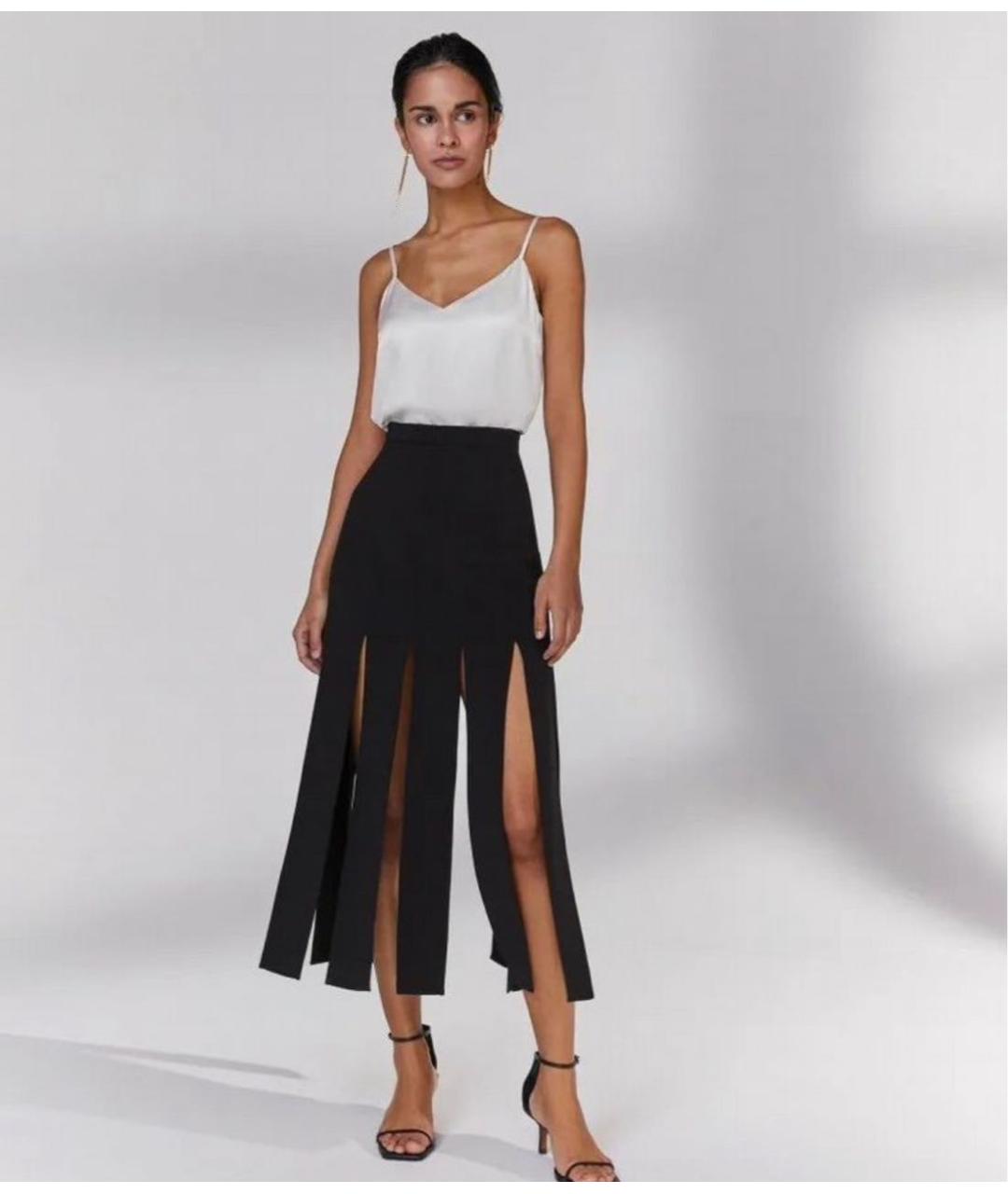 12 STOREEZ Черная юбка миди, фото 2