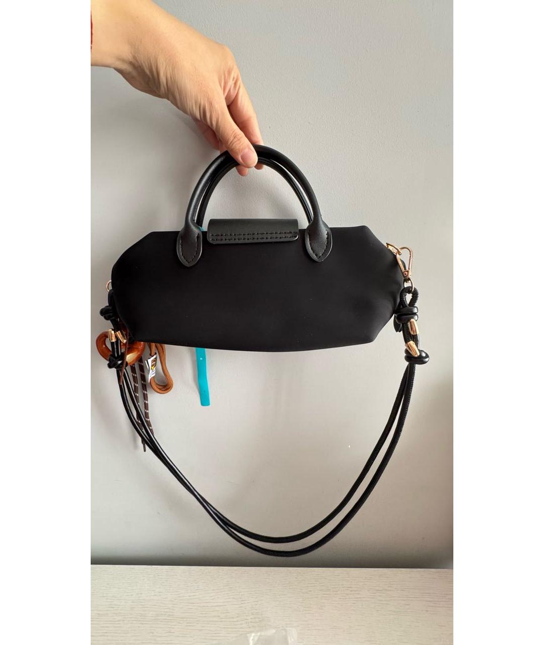 BURBERRY Черная твиловая косметичка, фото 6