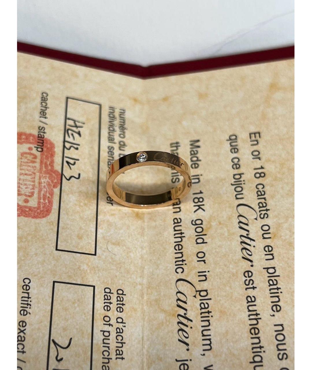 CARTIER Золотое кольцо из розового золота, фото 5