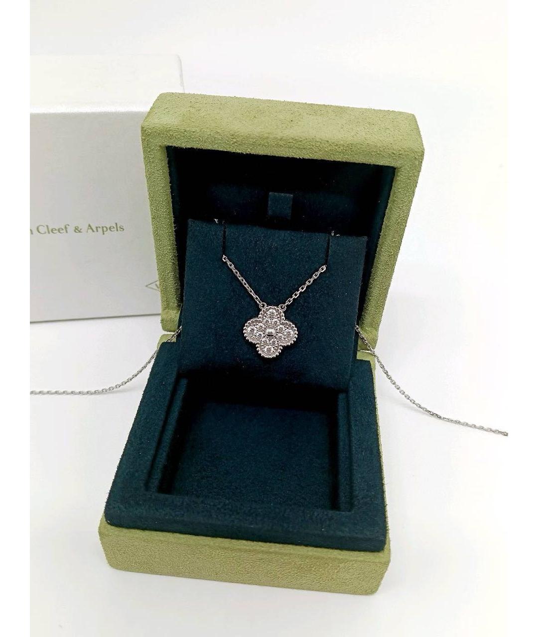 VAN CLEEF & ARPELS Серебряное колье из белого золота, фото 4