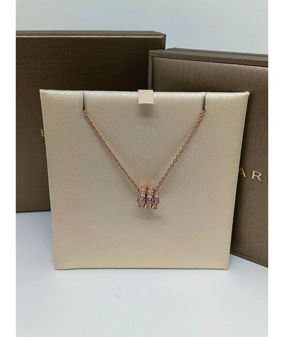 BVLGARI Золотое колье из розового золота, фото 2