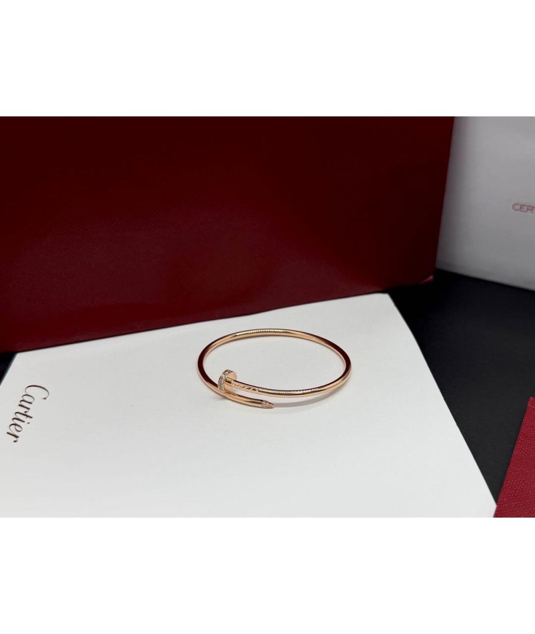 CARTIER Золотой браслет из розового золота, фото 4