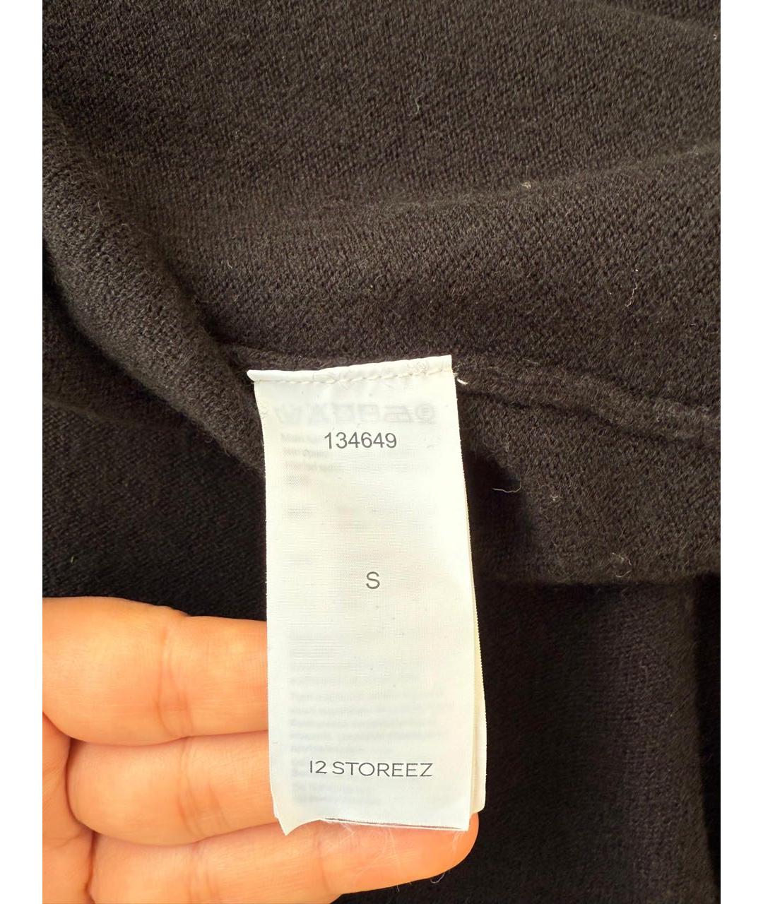 12 STOREEZ Черный шерстяной костюм с юбками, фото 4