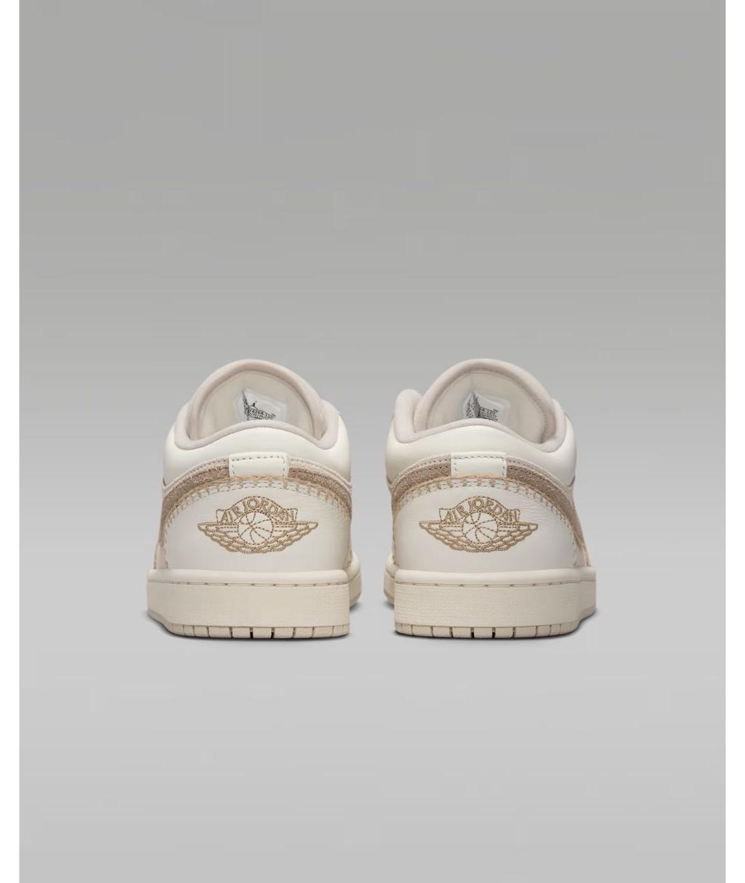 JORDAN Белые кожаные кроссовки, фото 4