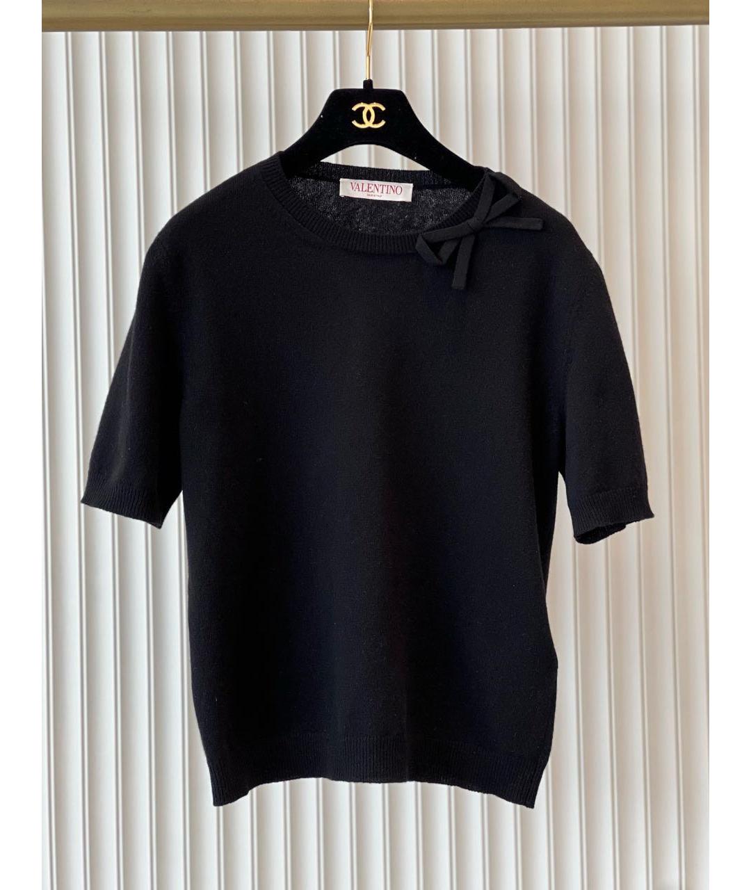 VALENTINO Черный шерстяной костюм с юбками, фото 2