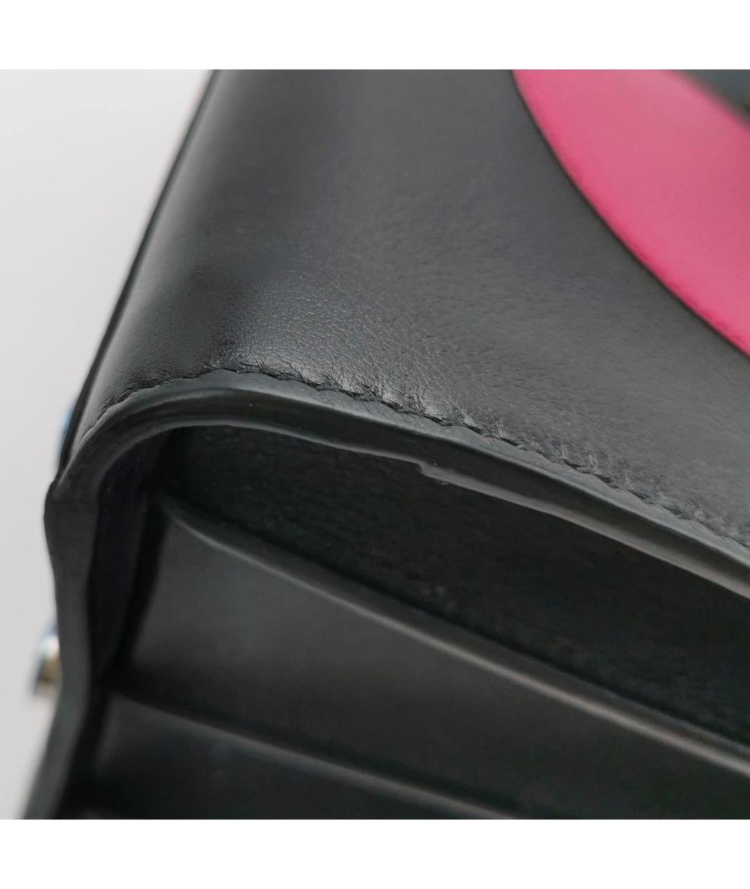 SAINT LAURENT Черная кожаная сумка тоут, фото 8