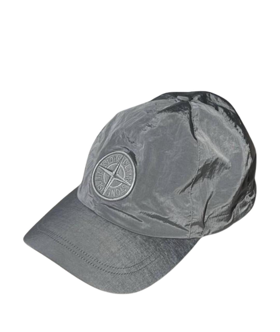 STONE ISLAND Серая кепка/бейсболка, фото 1
