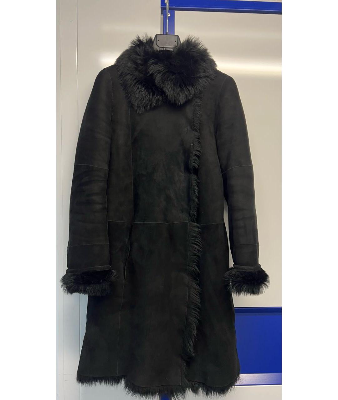 JOSEPH Черная кожаная дубленка, фото 4