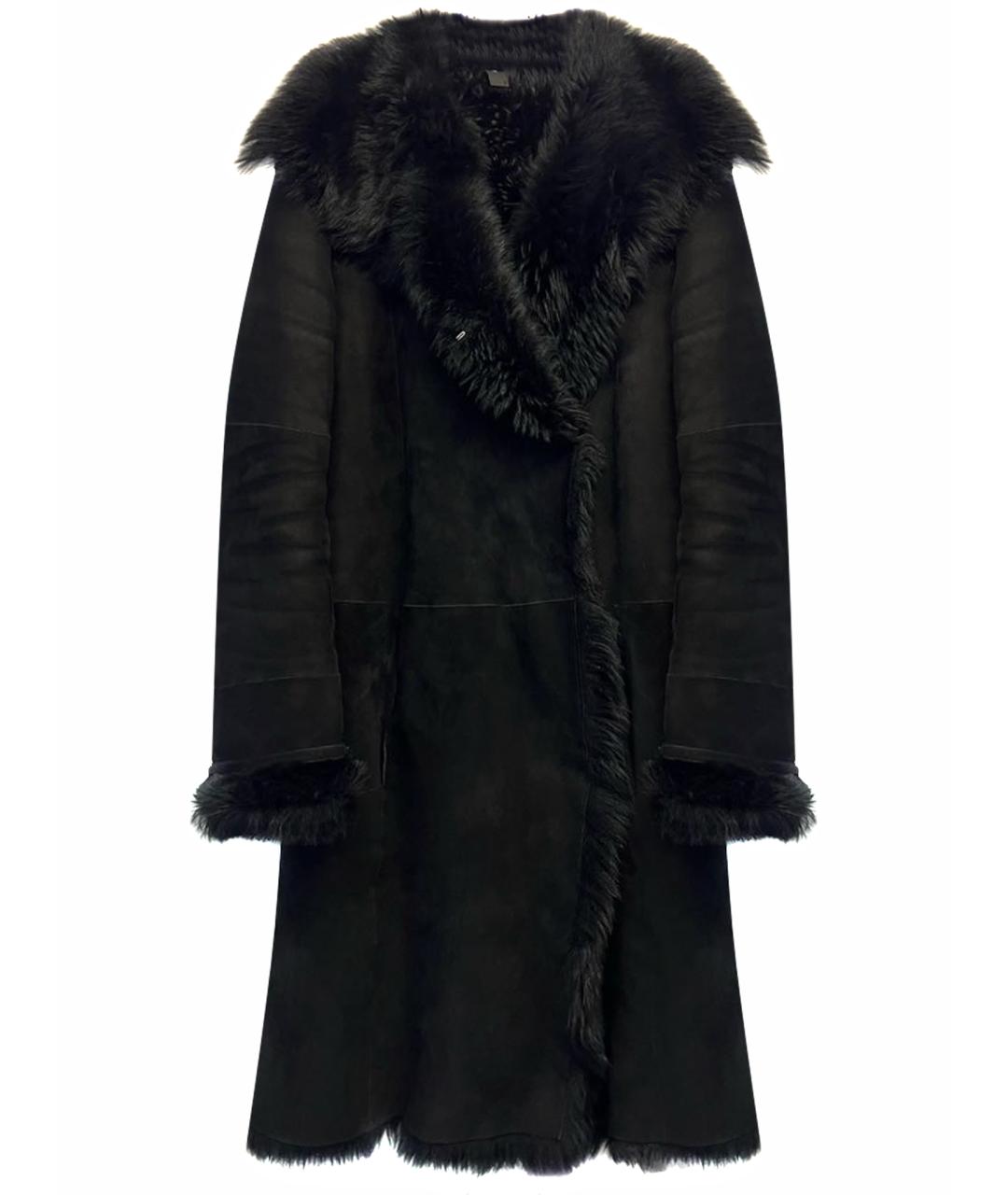 JOSEPH Черная кожаная дубленка, фото 1