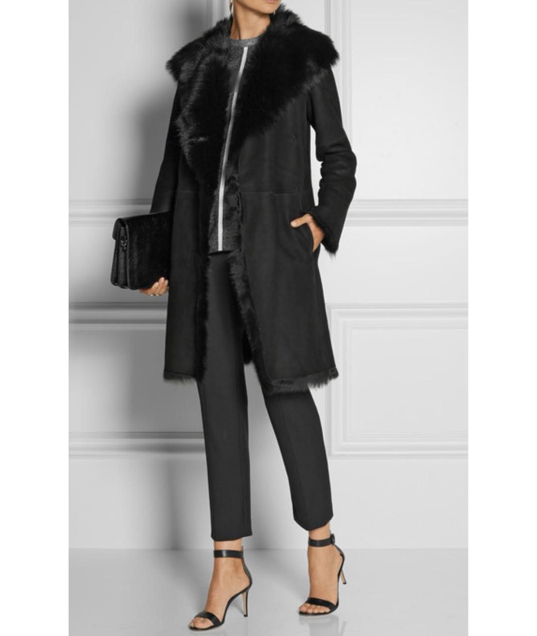 JOSEPH Черная кожаная дубленка, фото 8